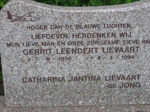 het graf van Lievaart  in Zuidwolde