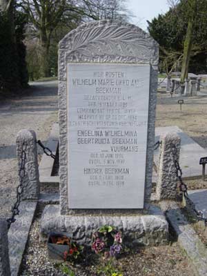 het graf van Beekman in Muiderberg