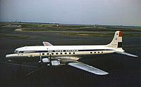 een identieke dc-6 van  het Westindisch bedrijf der KLM